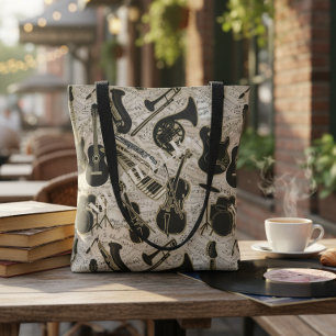 Noten und Instrumente Black/Gold ID481