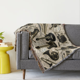 Noten und Instrumente Black/Gold ID481 Decke