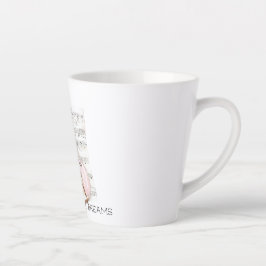 Notenblatt für rosa Geige Milchtasse