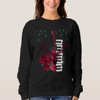Notenblatt Musik I Gitarre I Keyboard Mädchen Sweatshirt