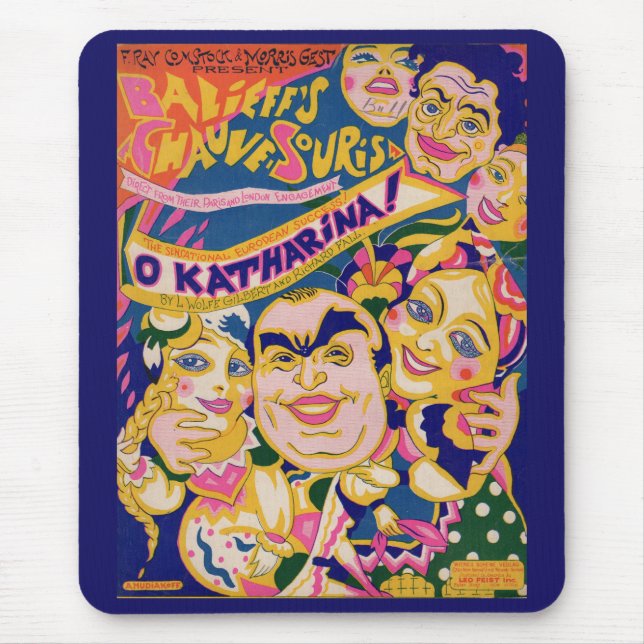 Notenblatt "O Katharina" von 1924 Mousepad (Vorne)