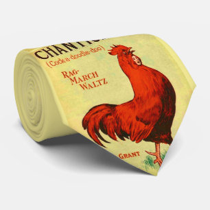 Notenblattdruck von 1910 Chanticleer Krawatte