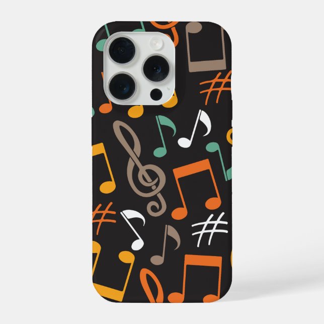 Notenmuster iPhone Hülle (Rückseite)