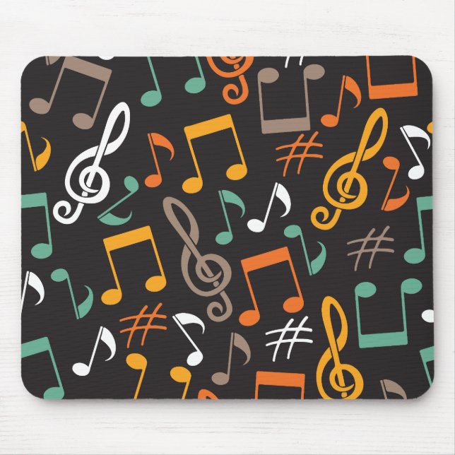 Notenmuster Mousepad (Vorne)