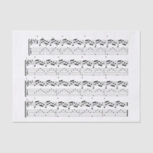 Notenpapier Seidenpapier