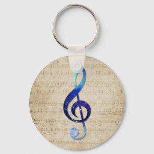 Notenschlüssel Schlüsselanhänger