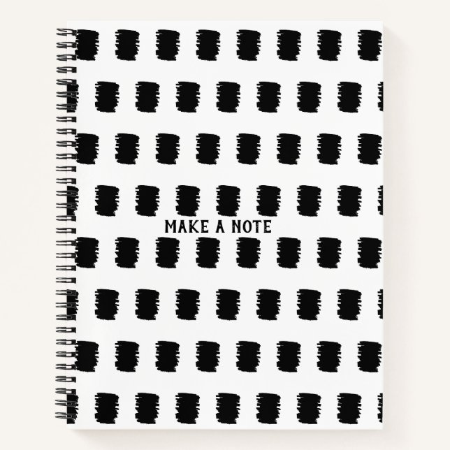 Notenschule oder SpiralNotebook Notizbuch (Vorderseite)