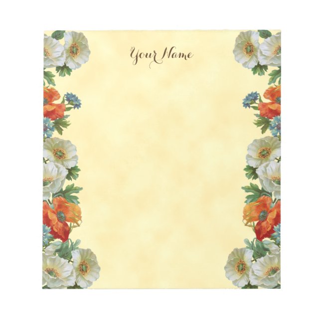 Notepad für benutzerdefinierte Vintage Pole und Co Notizblock (Vorderseite)