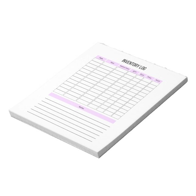Notepad für das Protokollprogramm für kleine Unter Notizblock (Rotiert)