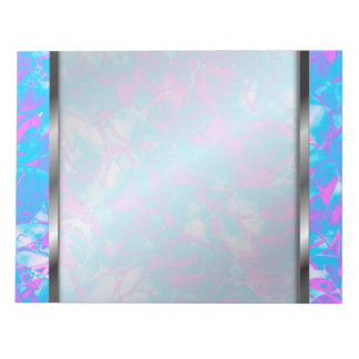 Notepad Grunge Art Floral Abstrakt Notizblock