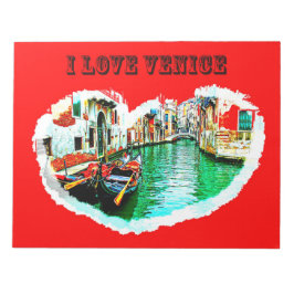 Notepad i love VENICE Notizblock