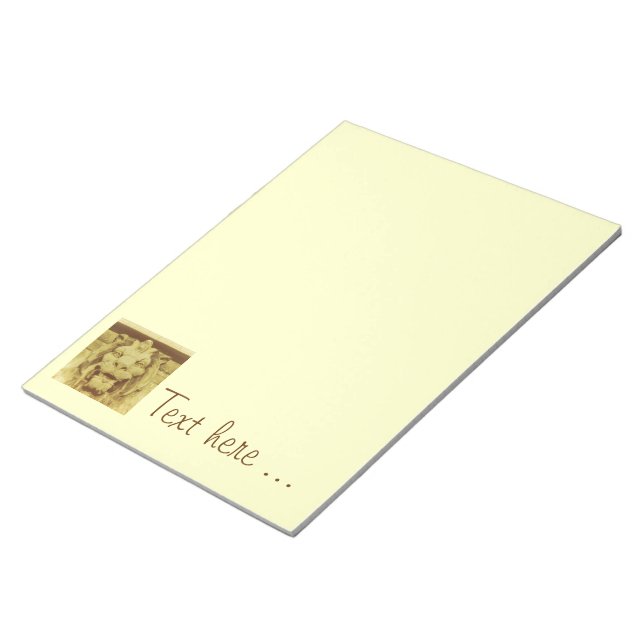 Notepad - Löwenkopf (groß) Notizblock (angewinkelt)