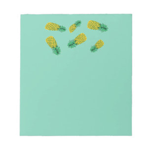 Notepad mit Ananas-Muster Notizblock