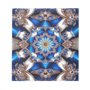 Notepad mit argentinischen Farben Modernes Design Notizblock