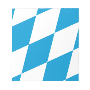 Notepad mit der Flagge Bayerns, Deutschland Notizblock