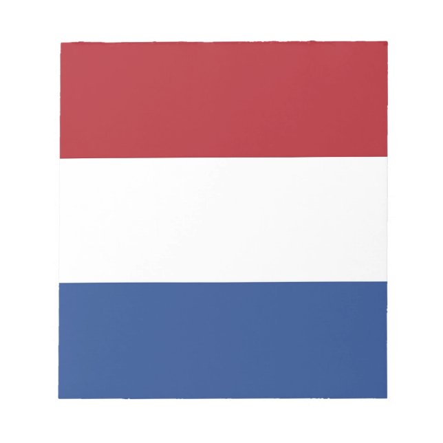 Notepad mit der Flagge der Niederlande Notizblock (Vorderseite)