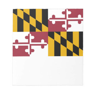 Notepad mit der Flagge des Maryland-Staat Notizblock