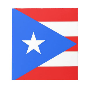 Notepad mit der Flagge des Puerto Rico Staat Notizblock