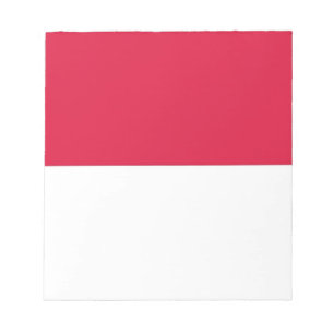Notepad mit der Flagge Polens Notizblock