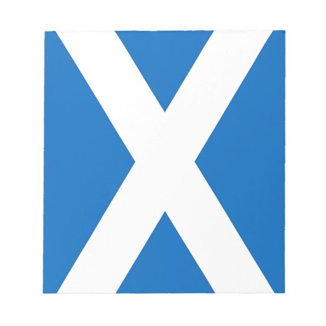 Notepad mit der Flagge Schottlands Notizblock (Vorderseite)