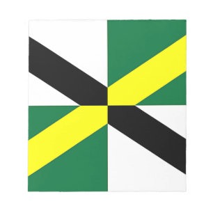 Notepad mit der Flagge von Monterey City, USA Notizblock