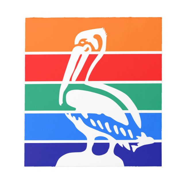 Notepad mit der Flagge von St. Petersburg Notizblock (Vorderseite)