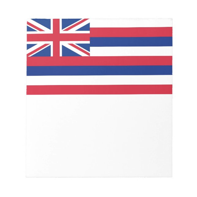 Notepad mit Flagge des Hawaii-Staat Notizblock (Vorderseite)