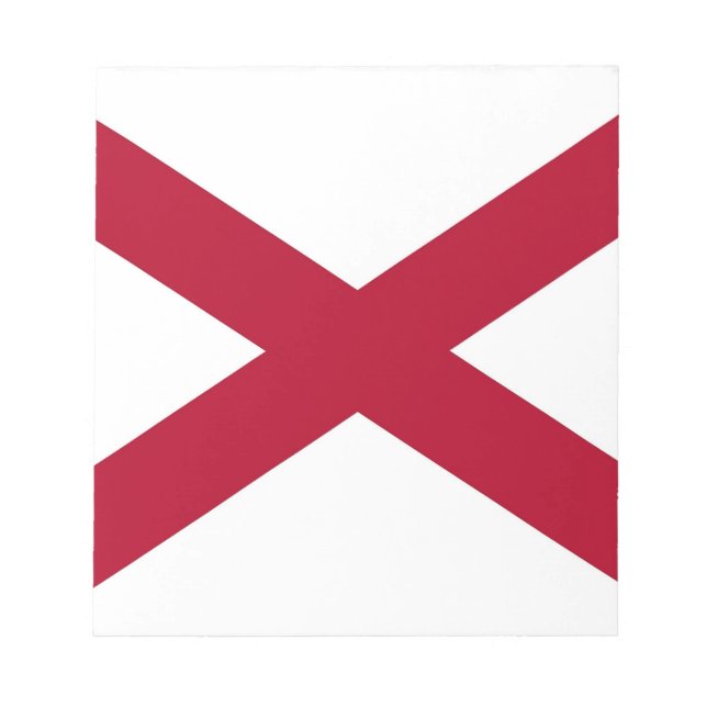 Notepad mit Flagge von Alabama Notizblock (Vorderseite)