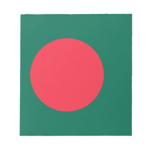 Notepad mit Flagge von Bangladesch Notizblock