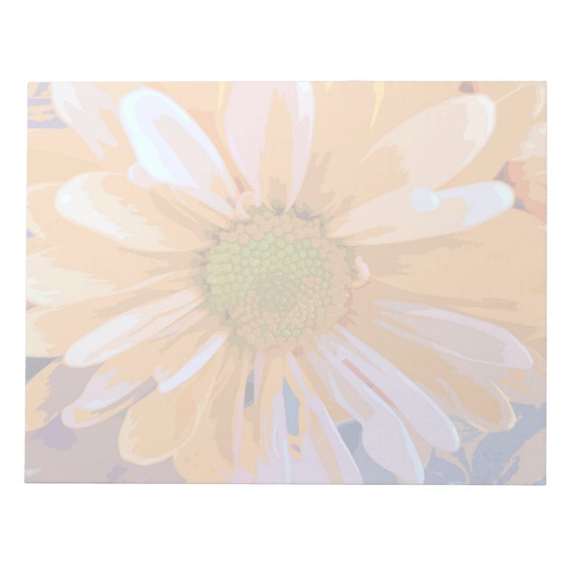 Notepad - Orange Daisy Notizblock (Vorderseite)