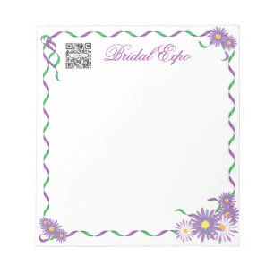 Notepad Template Bridal Expo Notizblock