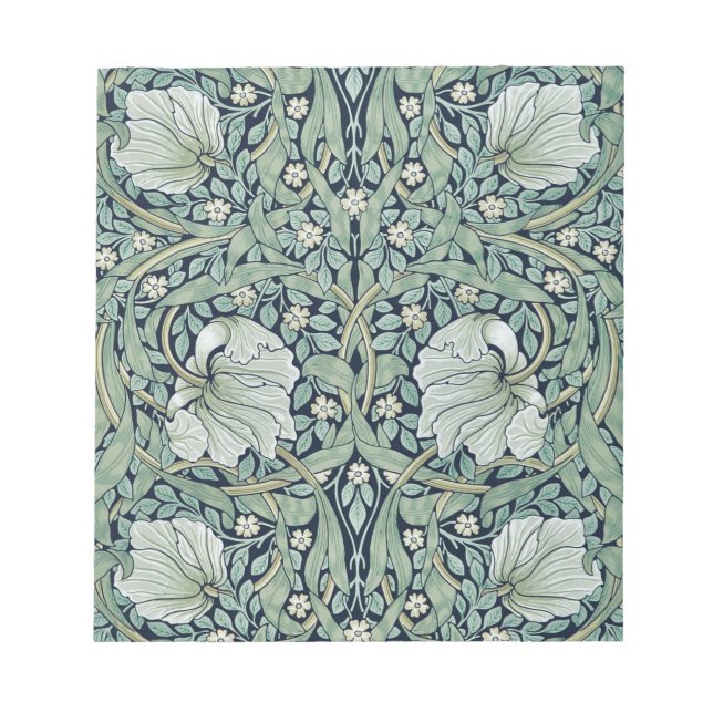 NOTEPAD : WILLIAM MORRIS : PIMPERNEL NOTIZBLOCK (Vorderseite)