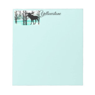 Notepad-Yellowstone-Elch Notizblock