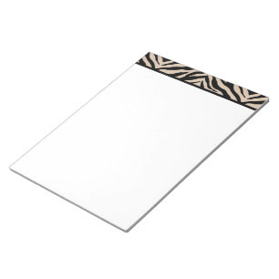 Notepad-Zebra-Print Notizblock