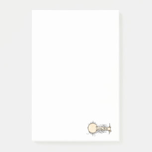 Notes Beige Viktorianische Liebe Mama Post-it Klebezettel