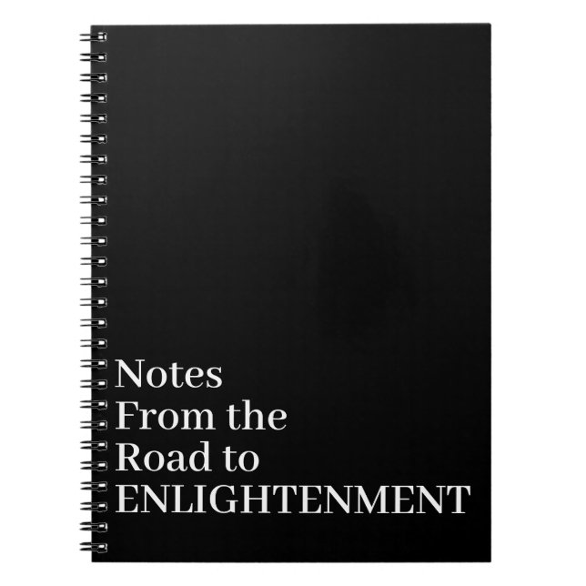 Notes from the Road to Enlightenment Buddhist Notizblock (Vorderseite)