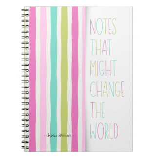 Notes That Might Change the World – Colorful Strip Notizblock