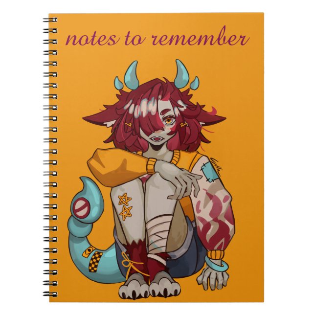 Notes to remember, anime, monster girl notizblock (Vorderseite)