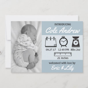 Notfall-Baby-Mitteilung Ankündigung