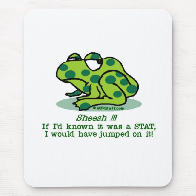 Notfall Froggie Mousepad (Vorne)