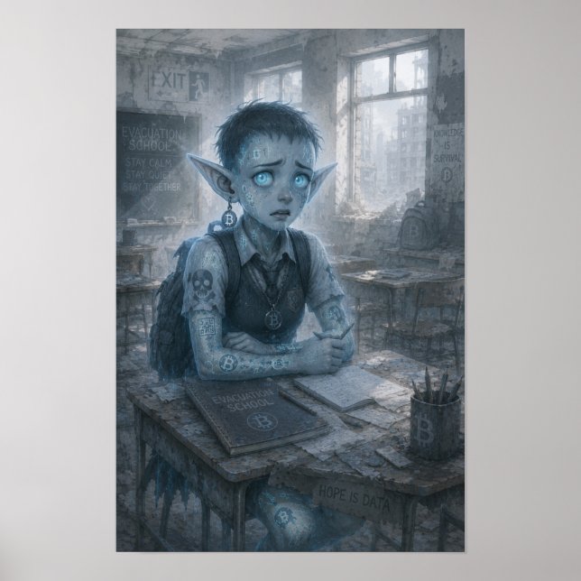 Notfall- / Schüler- / Evakuierungsübung Poster (Vorne)