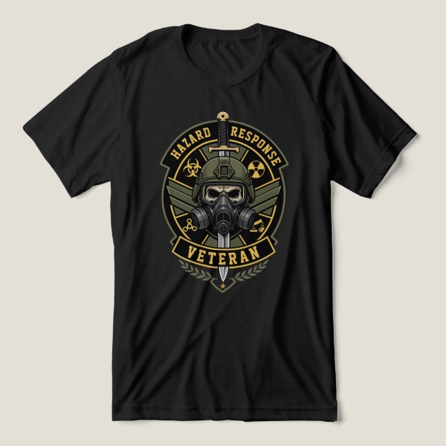 Notfall-Verteidigungsoperationen Tri-Blend Shirt (Design Vorderseite)