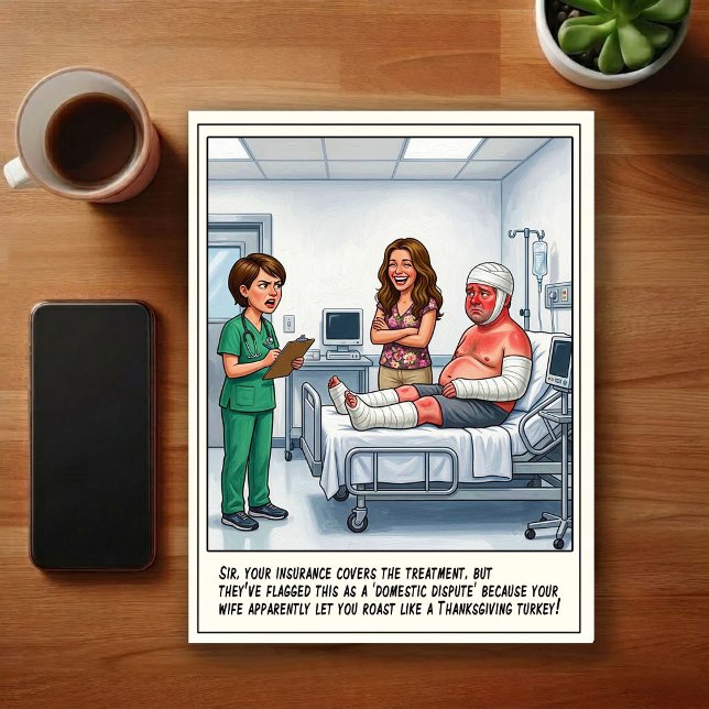 Notfallabenteuer Cartoon Postkarte (Von Creator hochgeladen)