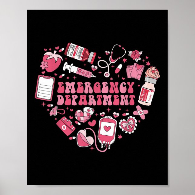 Notfallabteilung Ativan Heart Er Nurse Valenti Poster (Vorne)