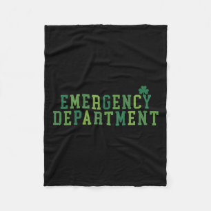 Notfallabteilung St Patricks Day Emergency Roo Fleecedecke
