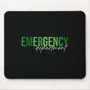 Notfallabteilung St Patricks Day Emergency Roo Mousepad