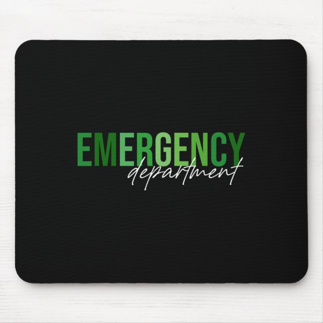Notfallabteilung St Patricks Day Emergency Roo Mousepad (Vorne)