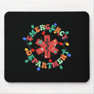 Notfallabteilung Weihnachten Krankenversicherung 2 Mousepad