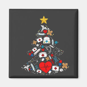 Notfallabteilung Weihnachtsbaum Krankenschwester Magnet