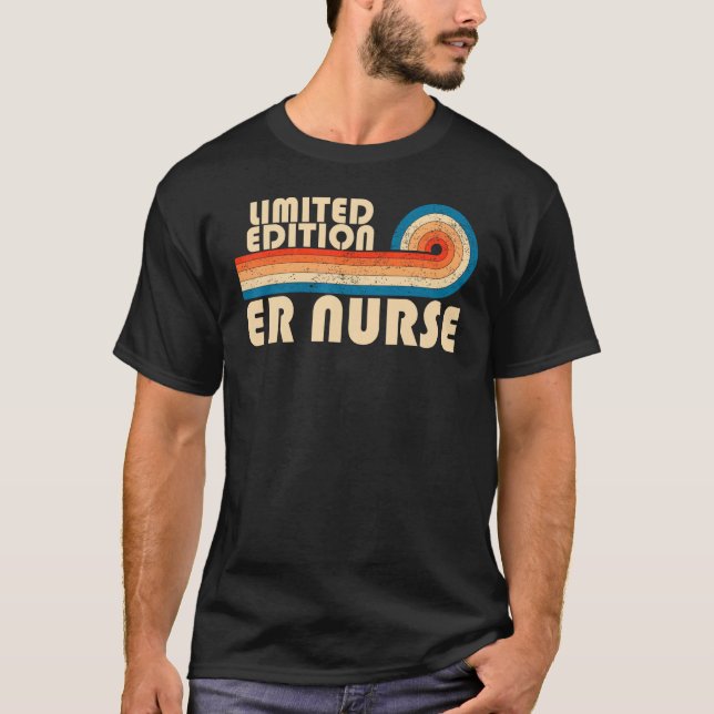 Notfallkrankenschwester Lustiger Berufstitel Beruf T-Shirt (Vorderseite)